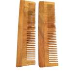Pasumai Kudil Neem Wood Comb Pack Of 2
